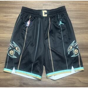 Nike Charlotte Hornets City Edition Basketball Shorts Men Sz S/ 30 (DO9651-010)